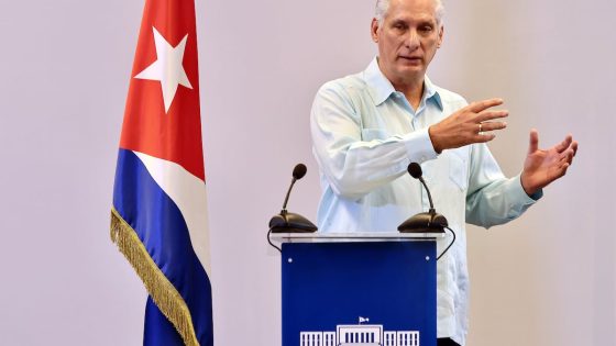 Image credit: Díaz-Canel advierte a Trump: u201cCualquier agresor externo chocará en Cuba con una resistencia inexpugnableu201d / Carla Gloria Colomé