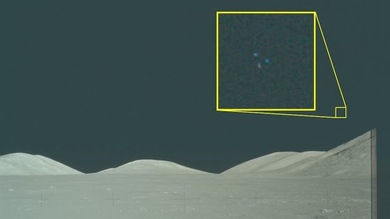 Images from the moon during the Apollo missions. — Image credit: The Daily Beast
