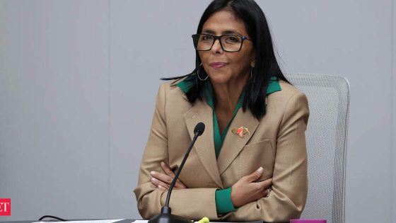 U.S. Lifts Sanctions on Venezuela’s Acting President Delcy Rodríguez