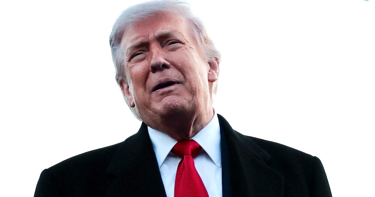 U.S. President Donald Trump looks on as he speaks to reporters near the Lincoln Memorial Reflecting Pool as it undergoes renovations, in Washington, D.C., U.S., May 7, 2026. — Image credit: Trump Gives Startling Answer to Rat Virus Outbreak Question