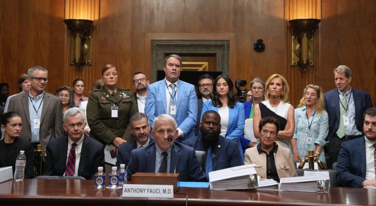 Image credit: Fauci pleads the Fifth over 100 times during Senate testimony / Rena Rowe