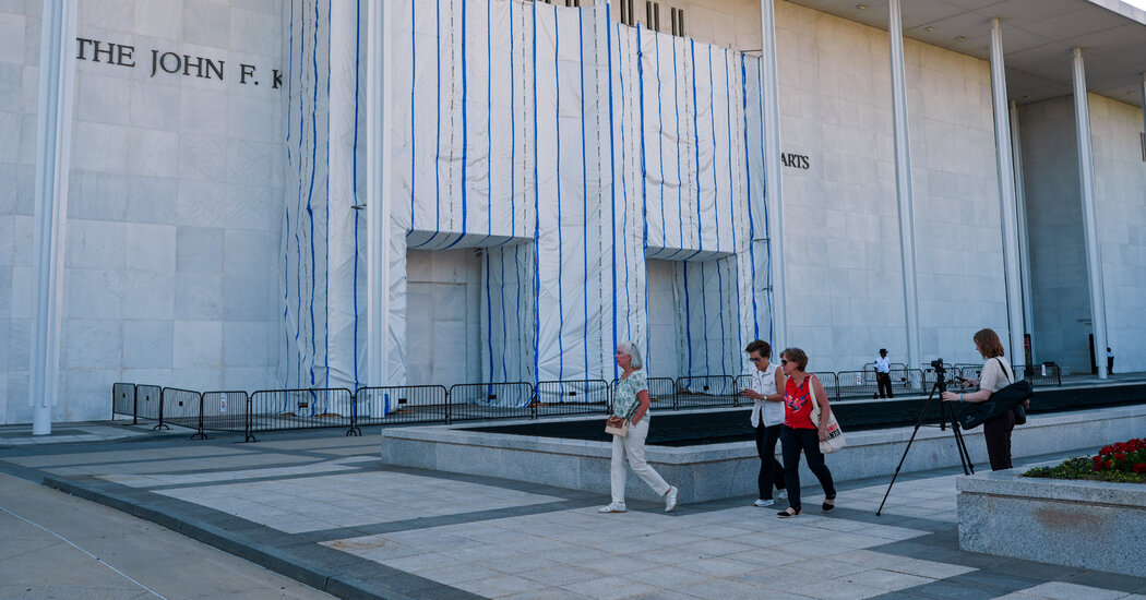A federal judge ruled that the Kennedy Center did not have the authority to place President Trump’s name on the exterior of the building. — Image credit: Trump’s Name Must Stay Off Kennedy Center, Judge Rules - The New York Times / https://www.nytimes.com/by/julia-jacobs